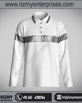 Customizable Long Sleeve Polo Shirt
