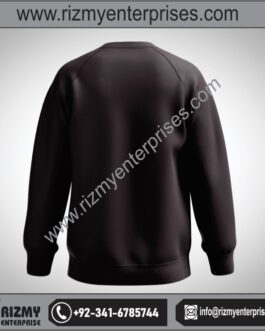 Customizable Cotton-Fleece Sweatshirt
