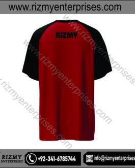 Customizable Black And Red T-Shirt